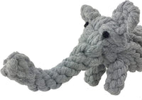 Dog Rope Toys, Puppy Teething Chew Toys for Small and Medium Dogs, 2 Pack – Essentials for Dogs - Grey Elephant
