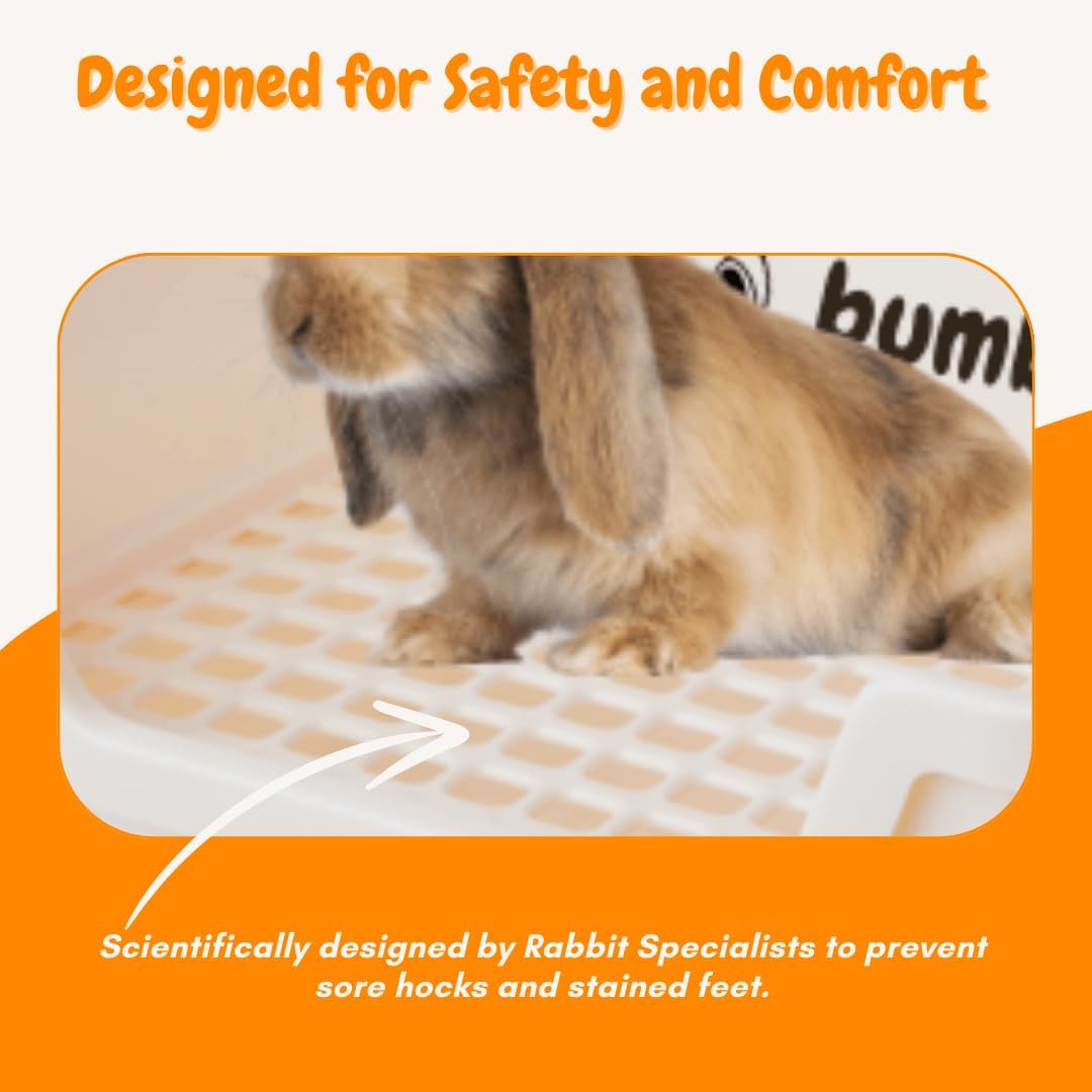 HoppScotch.bun Bumbox Large Rabbit Litter Box - Cream / Large (Pack of 2) - image 3
