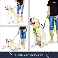 Plutus Pet Double Handle Dog Leash, for Medium Large Dogs - 6 FT / Green - image 3