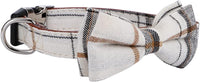 Faleela Soft &Comfy Bowtie Dog Collar - Large(Pack of 1) / Beige - image 3