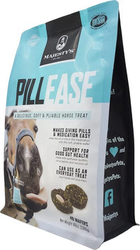 Majesty's PillEase Horse Treats | A Delicious Soft and Pliable No Bake Cookie Horse Treat | Makes Giving Pills & Medication Easy | Made in The USA - 48 Wafers