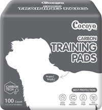 COCOYO Best Value Training Pads 30 Count, Dog Pee Pads - 100 / 17.5" x 23.5" Charcoal