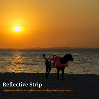 Mklhgty Hawaiian Dog Life Jacket - Red / Large - image 2