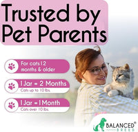 Balanced Breed L-Lysine Cats Immune Support Soft Chews Made in USA Vet-Pharmacist Approved Seasonal Allergy Relief Cat Vitamins Indoor Cats Supplements Krill Oil Asthma Relief Cat Lysine Treats NonGMO