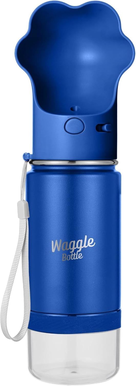Stainless Steel Dog Travel Water Bottle - Cobalt