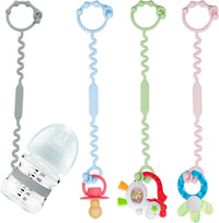 Toy Straps for Baby, Toy Safety Straps for Toy, Sippy Cup Straps - B-4 Pack-multi