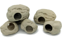 Aquarium Decoration Rock Caves, Betta Fish Tank Accessories – Essentials for Fish - 3 Small & 3 Medium - image 3
