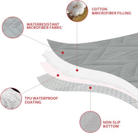 Moonsea Waterproof Blanket Dog Bed Cover with Non-Skid Bottom - 52" X 82" / Grey - image 4