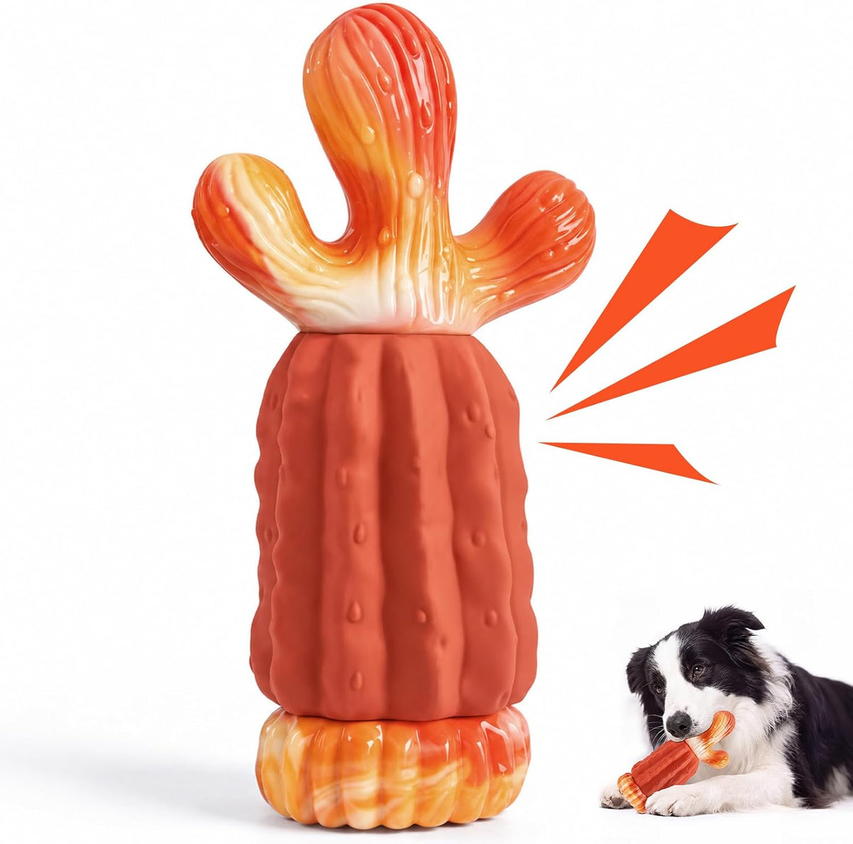 Tough Dog Toys for Aggressive Chewers - Orange