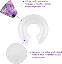 CuteBone Inflatable Dog Neck Donut with Removable Soft Fleece Covers for Small/Medium/Large Dogs and Cats After Surgery GWB06XL