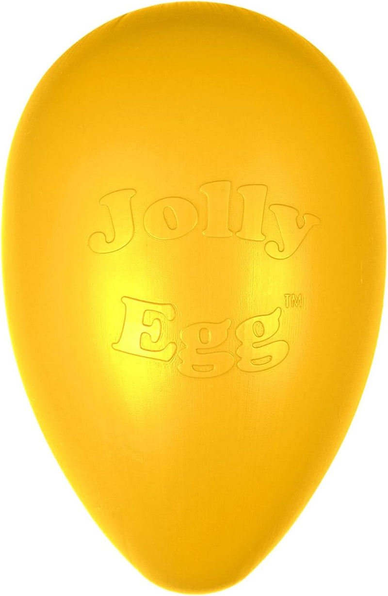 Jolly Pets Jolly Egg Herding Dog Toy - Medium (8 in) / Yellow