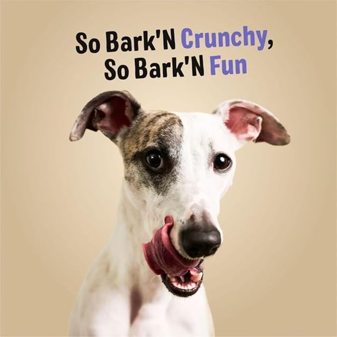 Three Dog Bakery Bark’N Crunch! Chicken Chips, Crunchy Treats for Dogs, Single Ingredient, High Protein Snacks, No Artificial Flavors or Colors, Made in The USA, 15 oz