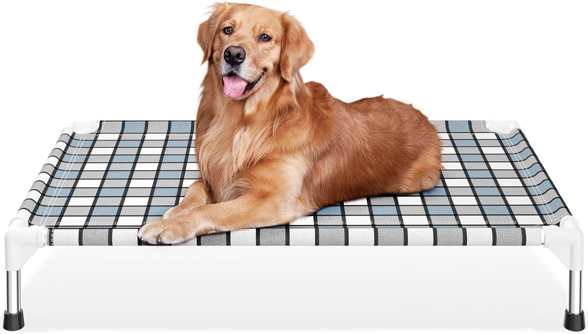 Caghash Elevated Outdoor Raised Dog Bed - Standard - Large