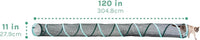 Kitty City Outdoor Catio Furniture & Play Kits for Cats - 10 Foot Tunnel - image 3