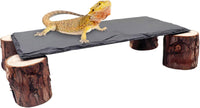 Bearded Dragon Basking Platform - Black / Small