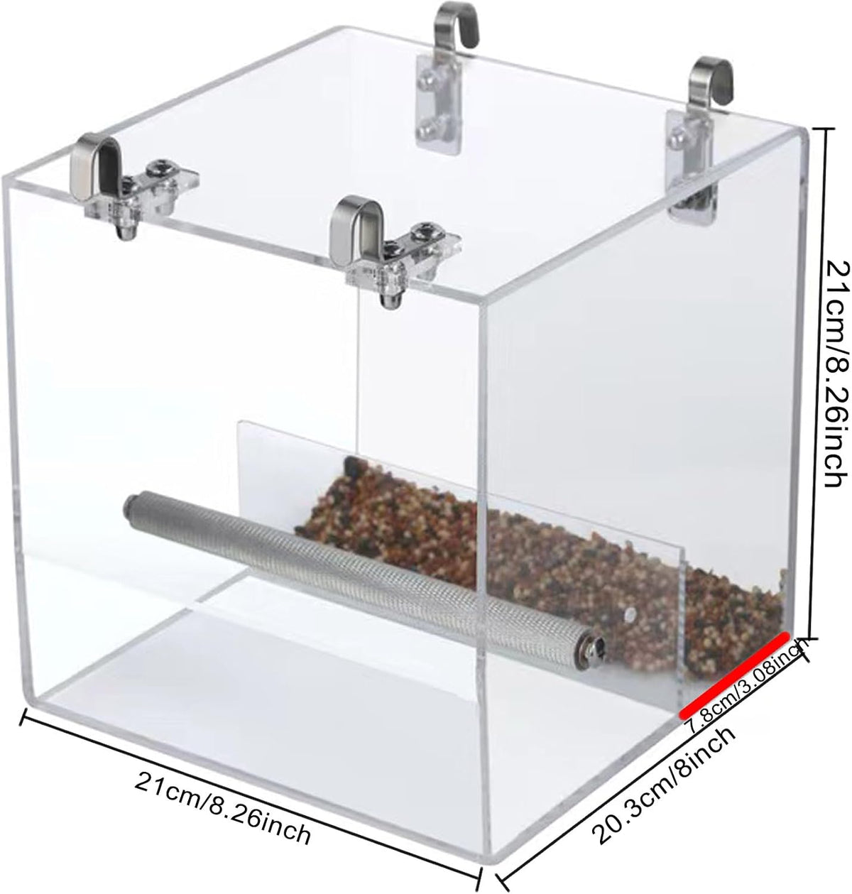 No Mess Bird Feeder for Cage - XL - image 2