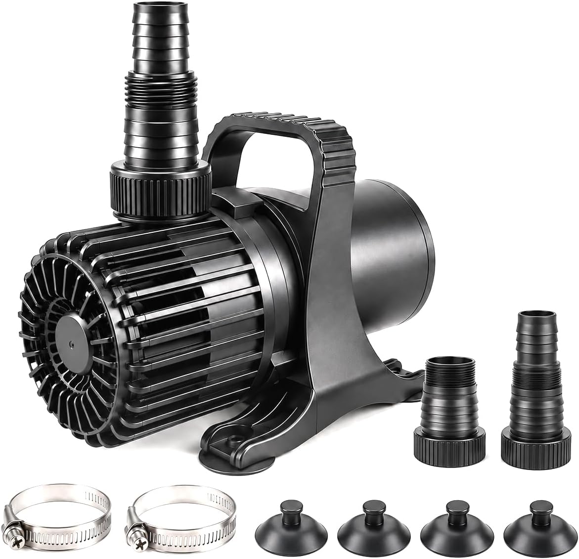 350W 7000 GPH Pond Pump, Ultra Quiet Heavy Duty Submersible Water Pump for Koi Ponds, Fountains - 4900GPH-250W