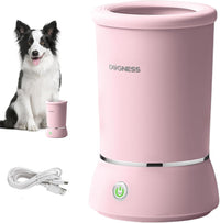 DOGNESS Automatic Dog Paw Cleaner Cup Paw Washer for Medium & Large - Pink / Small & Medium Dogs