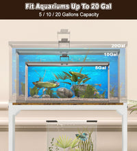 20-30 Gallon Aquarium Stand with 3-Tier Adjustable Storage Shelf – Essentials for Fish - 20 Gal White - image 4