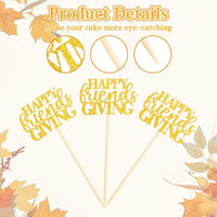 12 black glitter Halloween bat cupcake toppers in 4 patterns on cupcakes - view 23