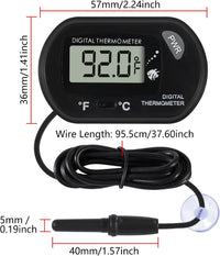4Pcs Aquarium Thermometer Fish Tank Thermometer Reptile Fahrenheit - 15PCS - image 4