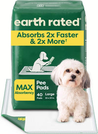Regular Dog & Puppy Pee Pads, Max Absorbency - Clear View Top / Regular [L] 22"x23" 40ct