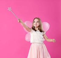 Liatunou silver princess fairy wands, one star wand and one crown wand, 2 pack - view 3
