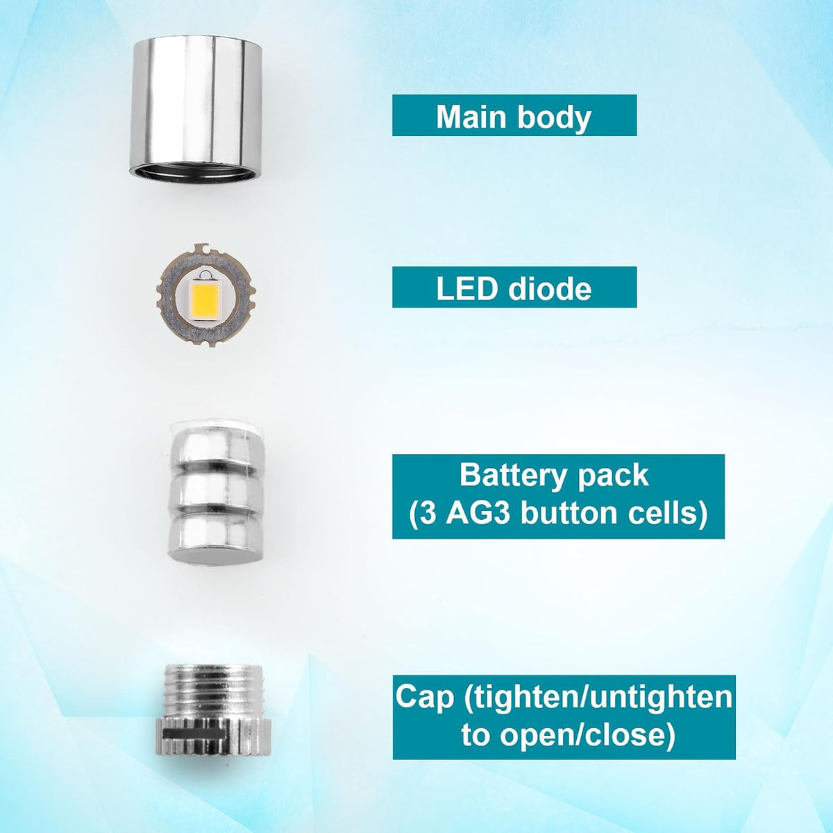 10pcs Mini Led Lights for Craft - Cool White / 30 - image 3