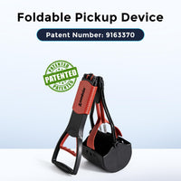 32" Long Handle Pooper Scooper with 30 Count Waste Bags – Essentials for Dogs - Red / 26 Inch - image 2