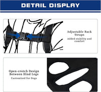 Dog Backpack Carrier - Spine-Friendly for Small Dogs (4-8 lbs), Horizontal Design Dog Carrier with Adjustable Back Straps,Legs-Out Comfort for Travel/Hiking/Cycling (Black, Size S)