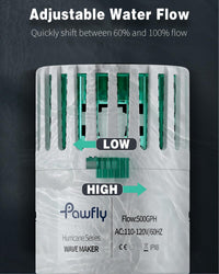 Pawfly Wave Maker for Aquarium, 800 GPH 3W Aquarium Powerhead - for Tanks up to 35 Gallons - image 3