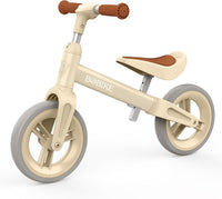 Bobike Toddler Balance Bike Toys for 1 to 4 Year Old Girls Boys - BEIGE