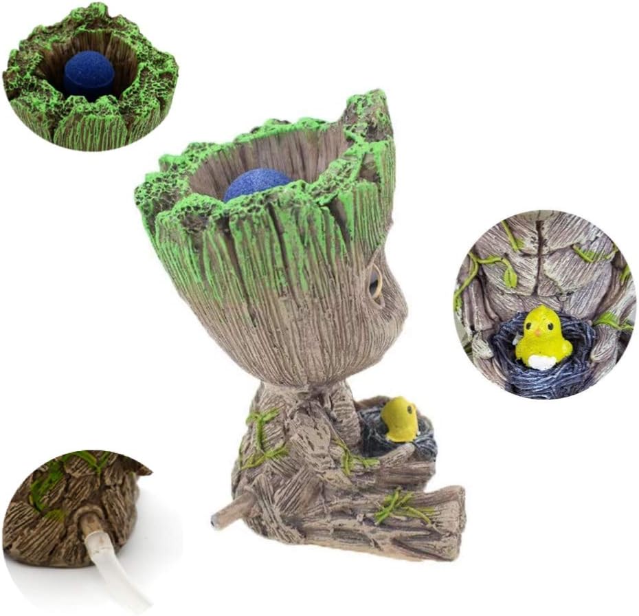 AnxunJim Aquarium Groot Air Bubbler Decorations Fish Tank Air Stone - image 2