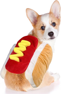 GOYOSWA Dog Hot Dog Costume - Small