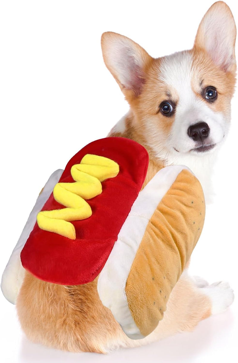 GOYOSWA Dog Hot Dog Costume - Small