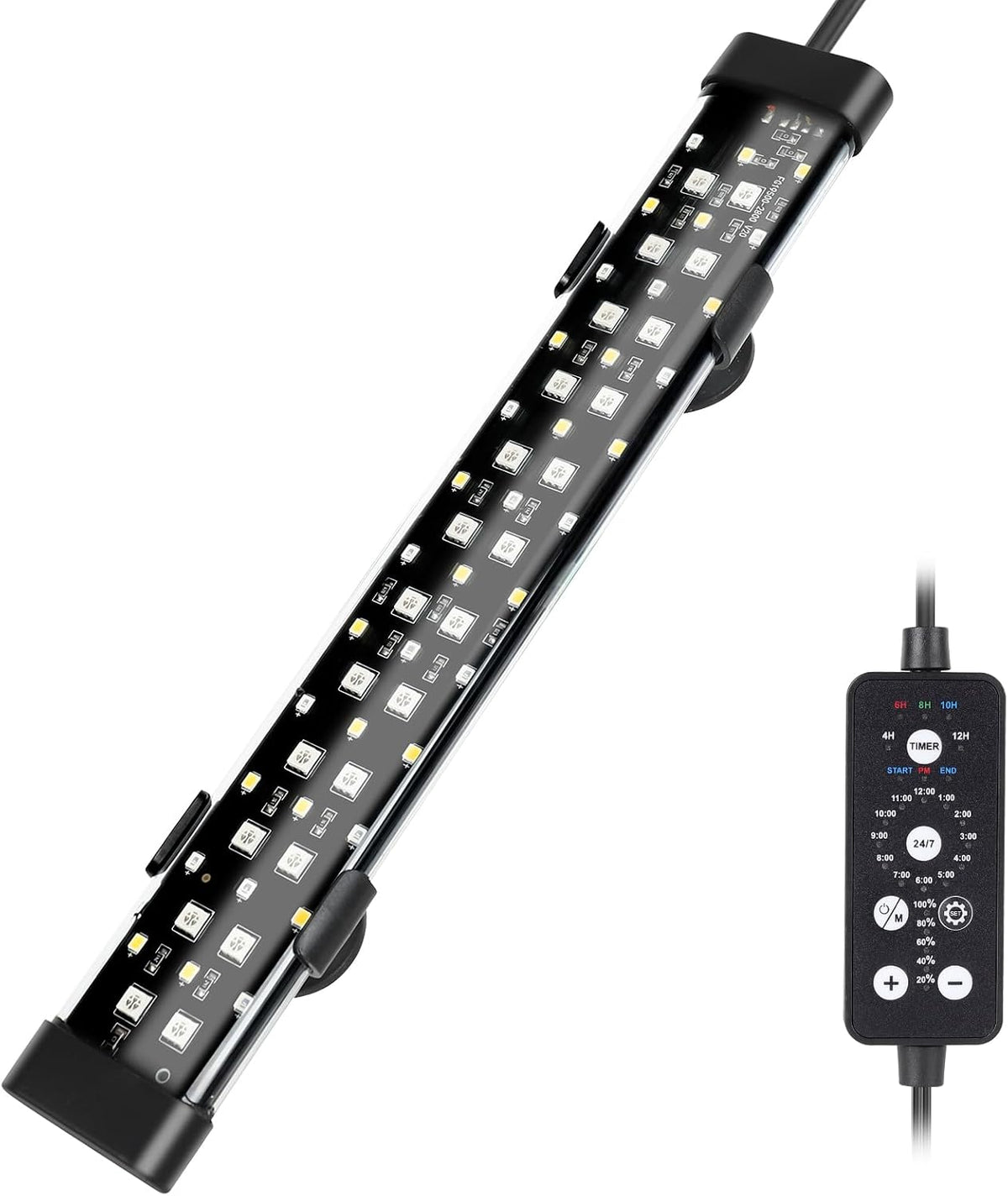 hygger Submersible LED Aquarium Light - 12in 11W