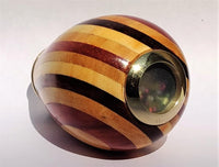 Arch Instruments egg shaped wooden handheld kaleidoscope in multicolor - view 2