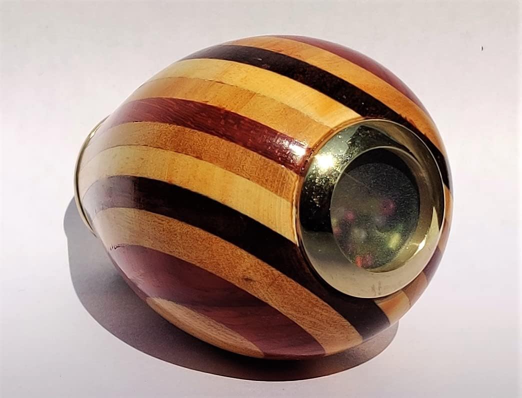Arch Instruments egg shaped wooden handheld kaleidoscope in multicolor - view 2