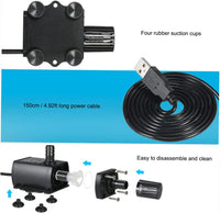 Decdeal DC 5V 300L/H submersible aquarium water pump - view 4