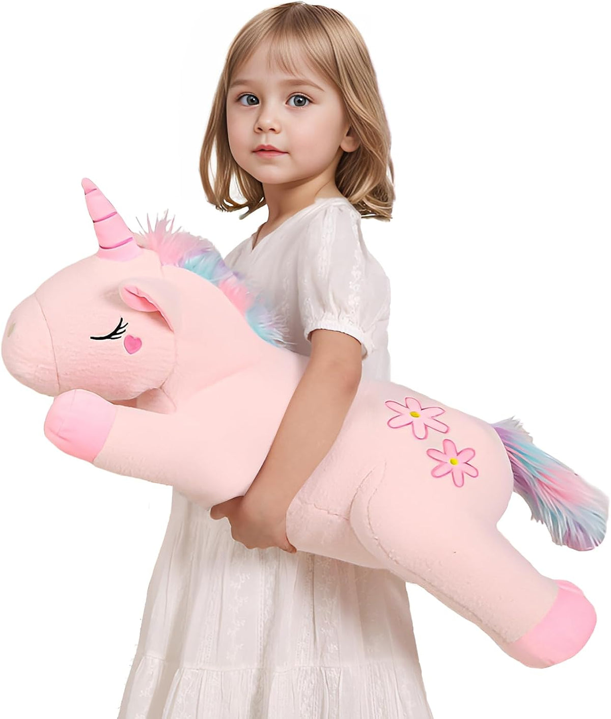 32inch Cute Giant Pink Unicorn Plush, Jumbo Soft Body Pillow Pet - 24 Inch Unicorn / 24 inch