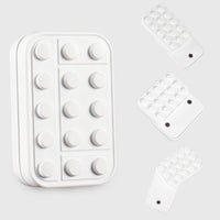 Fidget Toys Adults Magnetic Desk Toy Metal Fidgets Slider - Matte White