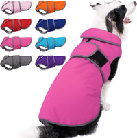 MIGOHI Warm Dog Coat Waterproof Winter Dog Jacket, M - RoseRed / XX-Large