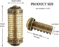 LJOYKID bronze mini cryptex letter lock puzzle box with hidden compartment - view 15