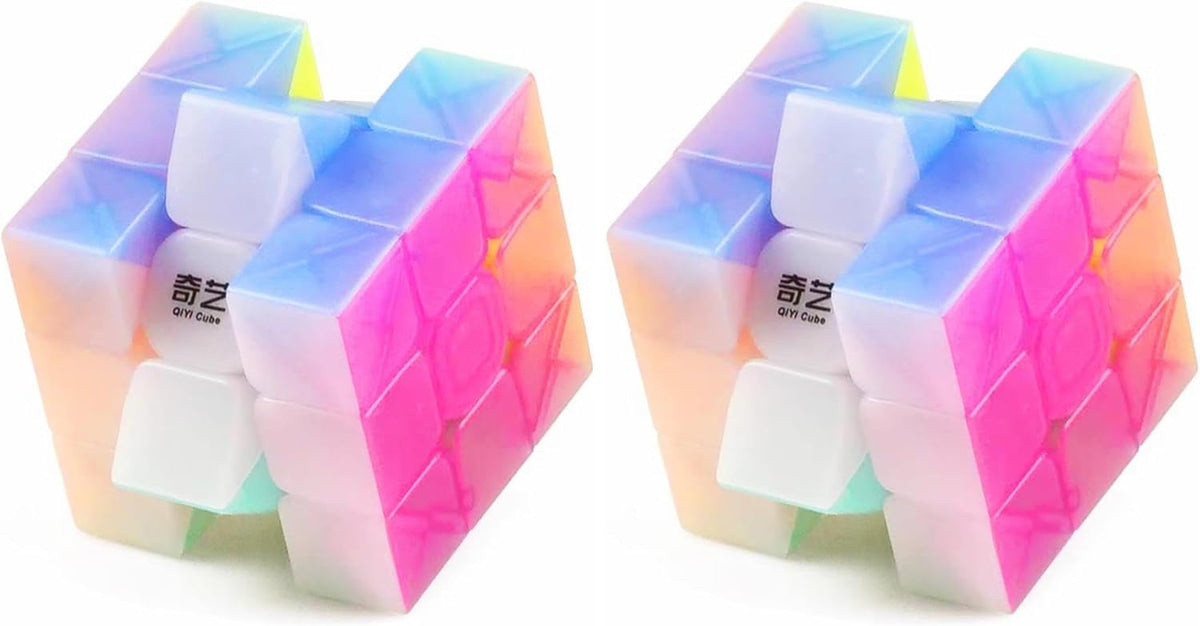 CuberSpeed QY Toys Warrior W 3x3 Jelly Speed Cube Puzzle Warrior W - 3x3x3 (Pack of 2)