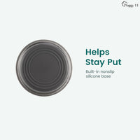 Nonslip Stainless Steel Dog Bowls, 3.8 US Cup Each - 2 Cup - image 2