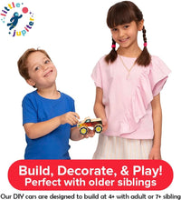 Little Jupiter DIY Wooden Kits w/Stickers, Kids Building Kit - Monster Truck #1 - image 2