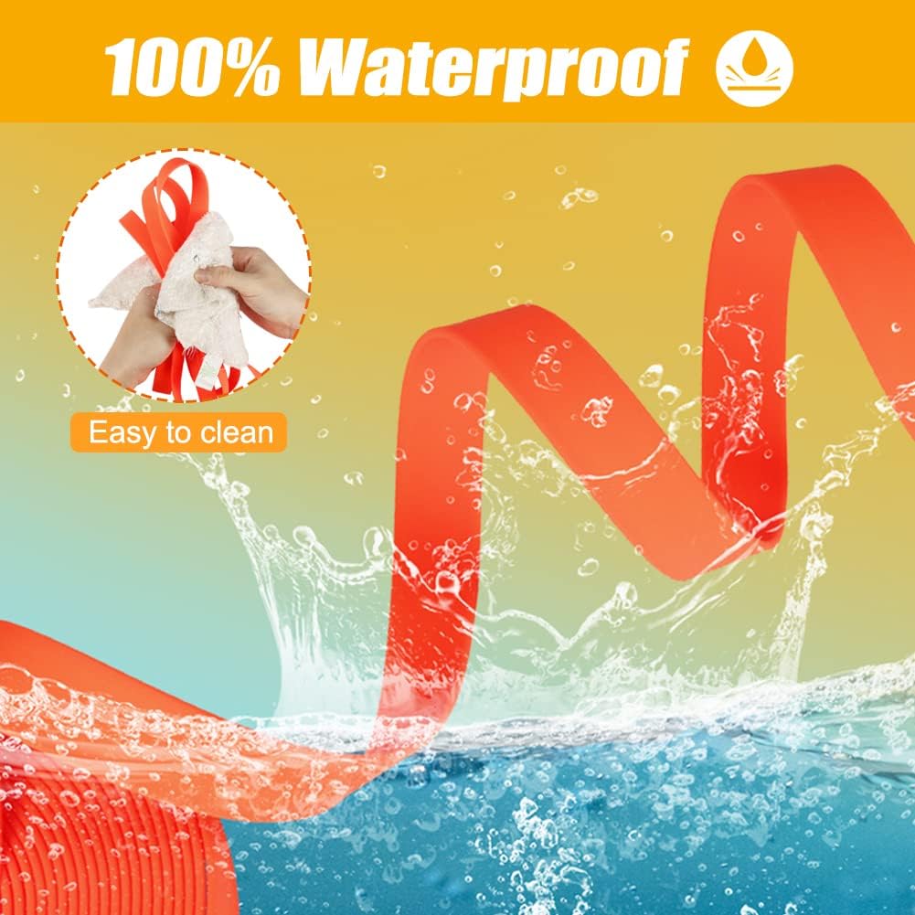 Vivifying Waterproof Long Dog Leash - 20ft / Orange - image 2