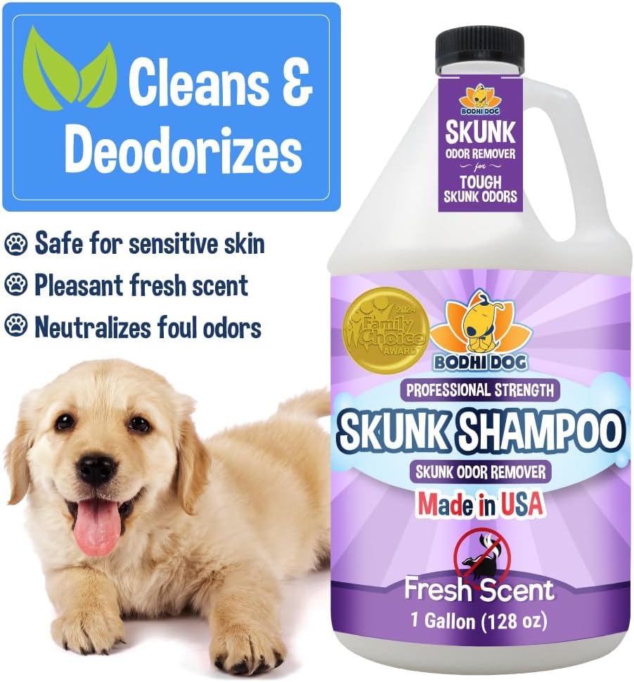 Bodhi Dog Skunk Shampoo | Skunk Smell Odor Remover Cleans & Deodorizes Using Essential Oils - Skunk Shampoo / 128 Fl Oz - image 3