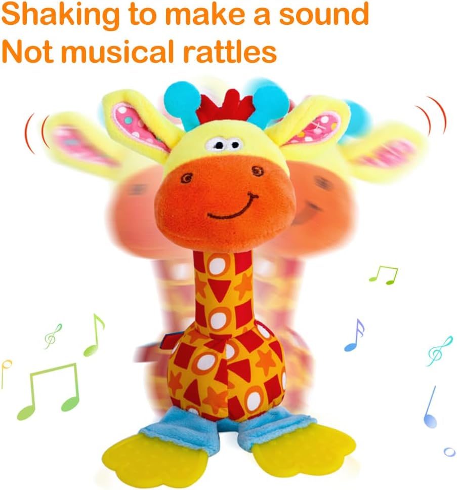 Baby Soft Rattles Shaker, Infant Developmental Hand Grip Baby Toys, Baby Sensory Learning Toys - image 2