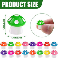 DIYDEC 60PCS Luminous Mini Resin Animals 60 Styles Miniatures Glow - 100pcs Mini Resin Mushroom - image 3